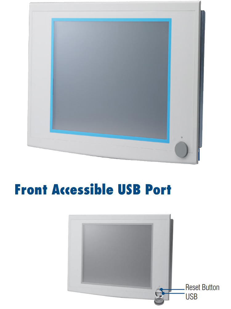 全新研華無(wú)風(fēng)扇嵌入式工控機(jī) 多功能平板電腦 IPPC-6172A