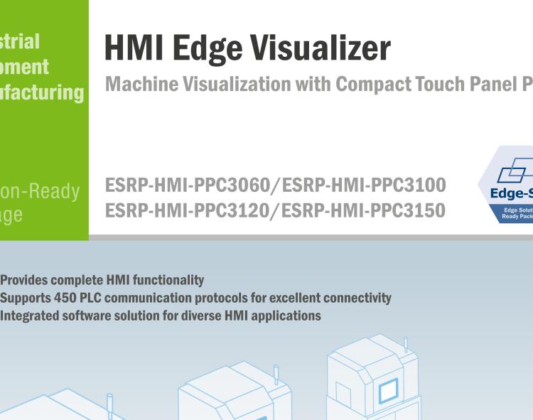 研華ESRP-HMI-PPC3100 Machine Visualization with 10.4" Compact Touch Panel PC