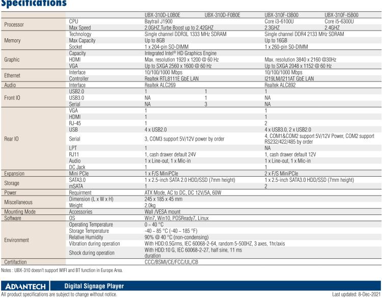 研華UBX-310 無風(fēng)扇多功能服務(wù)器