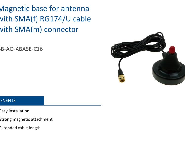 研華BB-AO-ABASE-C16 Magnetic mount base for terminal antennas