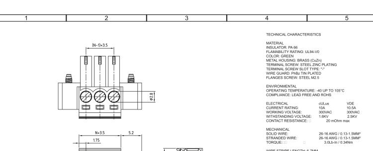 研華BB-CON-WR2 2-pin terminal block for Power Supply ICR-32xx, v2