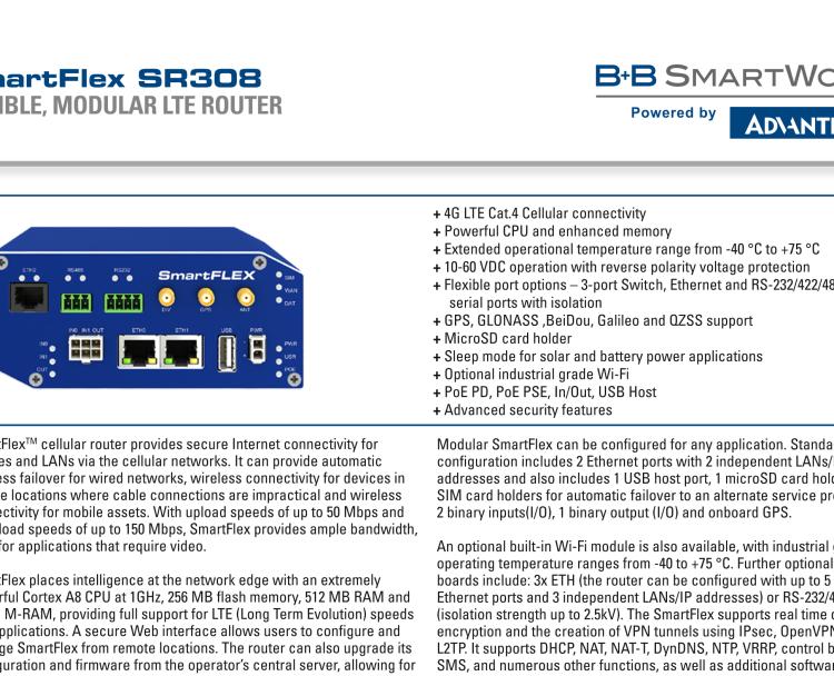 研華BB-SR30809025-SWH SmartFlex, AUS/NZ, 2x Ethernet, PoE PD, Metal, International Power Supply (EU, US, UK, AUS)