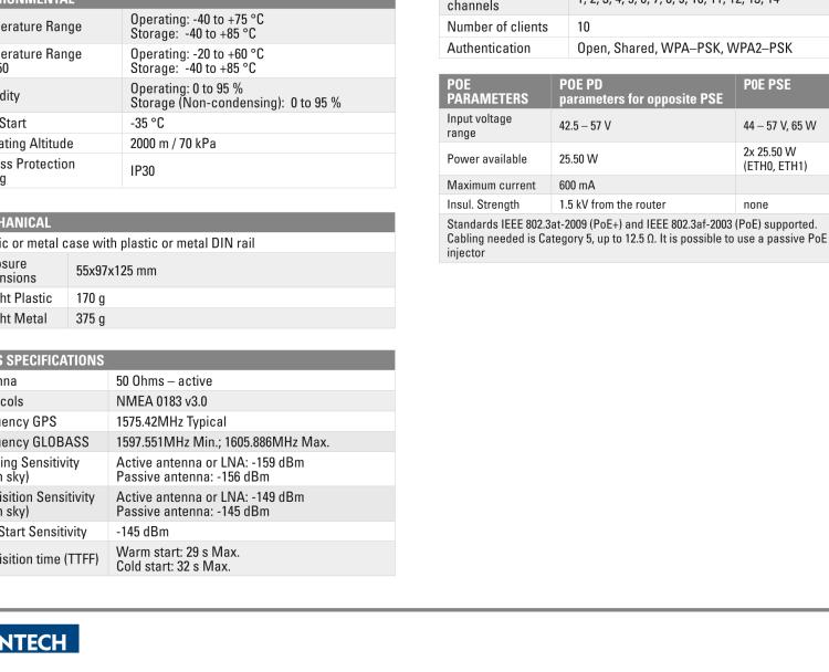 研華BB-SR30510420-SWH SmartFlex, NAM, 3x Ethernet, 1x RS232, 1x RS485, Wi-Fi, Metal, Without Accessories