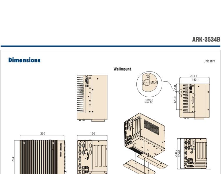 研華ARK-3534B 12th &13th Gen Intel? Core? i3/i5/i7/i9 LGA1700 Expansion Fanless Box PC