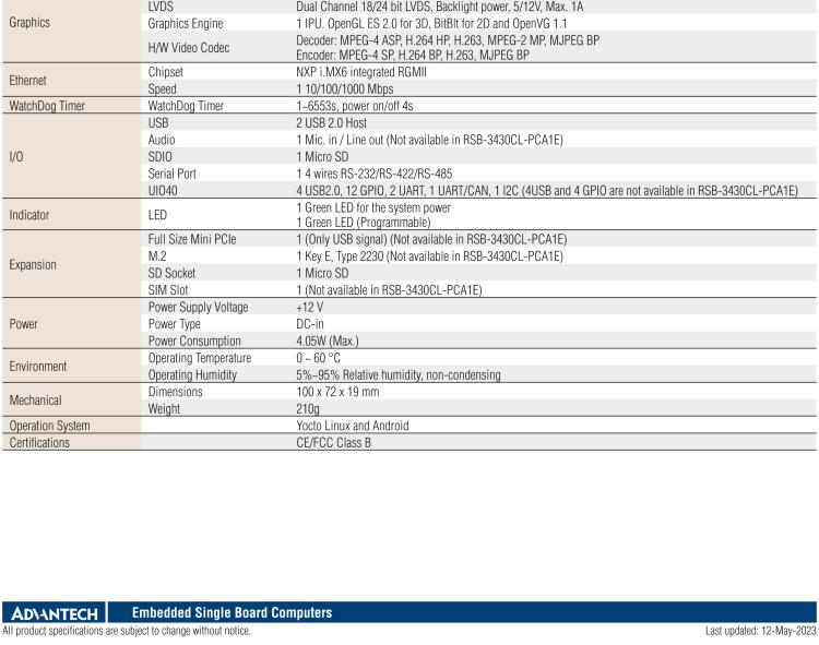 研華RSB-3430 基于NXP Arm Cortex-A9 i.MX6平臺(tái),精簡(jiǎn)功能的2.5寸緊湊型單板電腦。搭配UIO20/40可快速擴(kuò)展各種外設(shè)接口