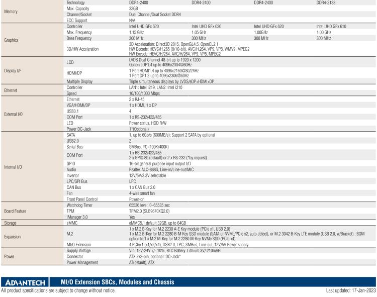 研華MIO-5373 第八代 Intel 低功耗高性能 超極本CPU 3.5寸嵌入式單板，性能提升40%