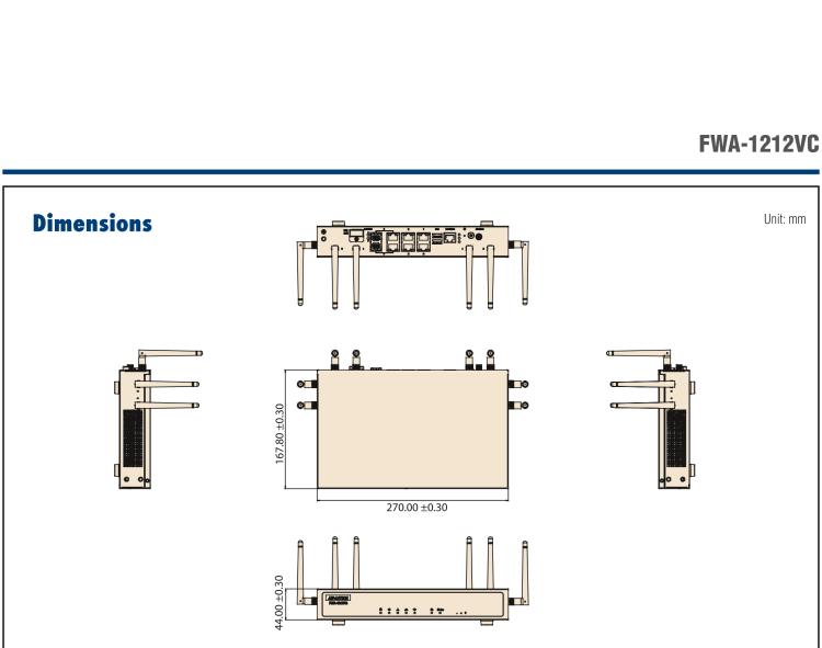 研華FWA-1212VC 支持5G和Wi-Fi 6 桌面無(wú)風(fēng)扇式uCPE