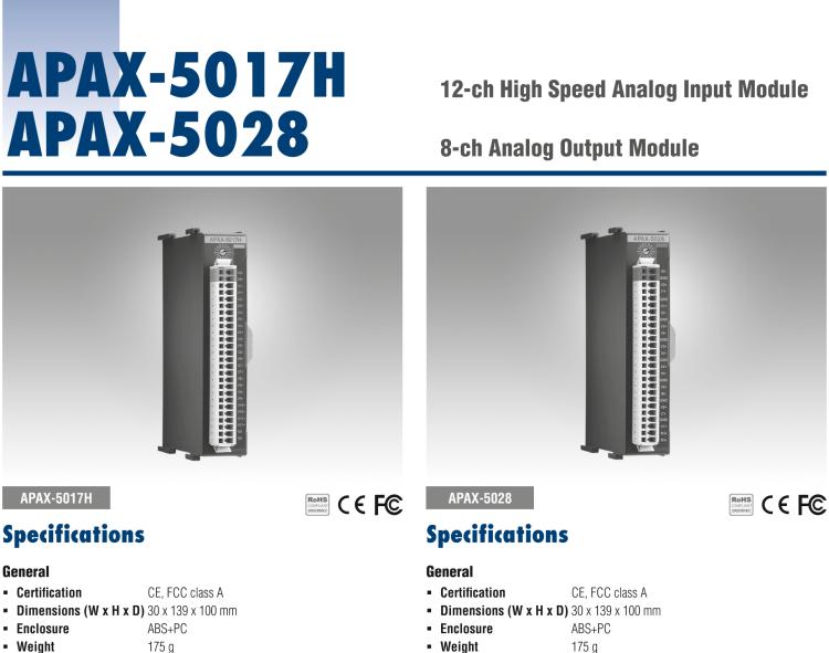 研華APAX-5028 8通道模擬輸出模塊